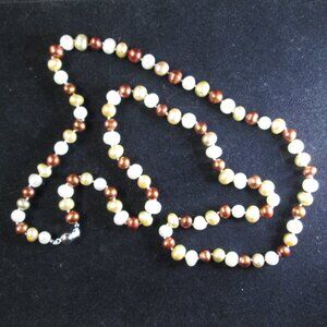 Opera Length Hand Knotted Freshwater Pearl Necklace